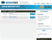 Tablet Screenshot of amphitheatermtnview.com